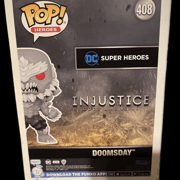 New Funko Pop! Heroes Injustice Gods Among Us Doomsday (408) Vinyl Figurine - Picture 4 of 6